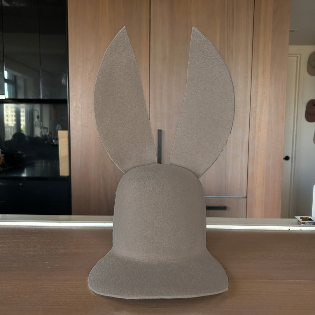 Khia Tullae Bunny Lid - Natural Grey