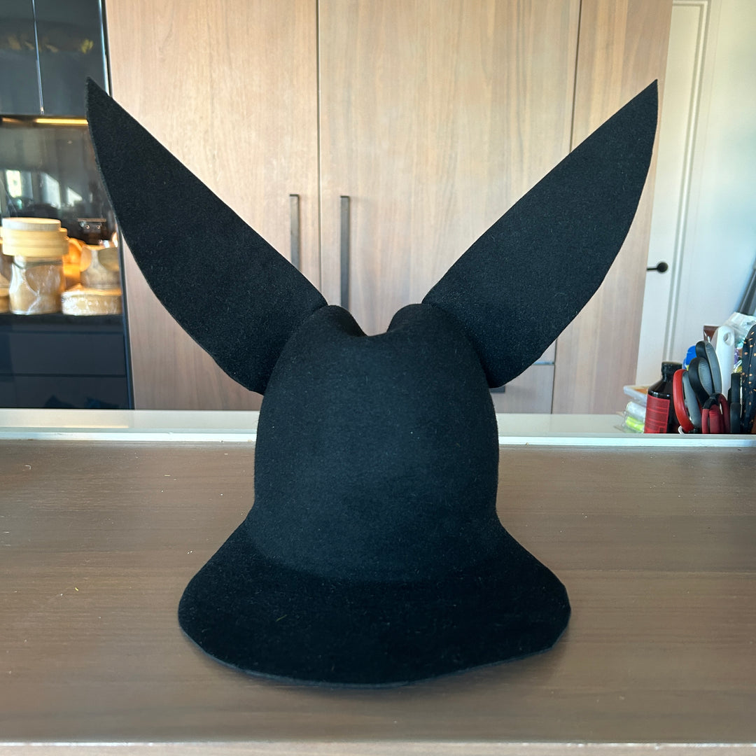 Khia Tullae Cowboy Bunny Lid - Black