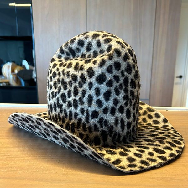 Khia Tullae Leopard Print Urban Rodeo Cowboy Hat