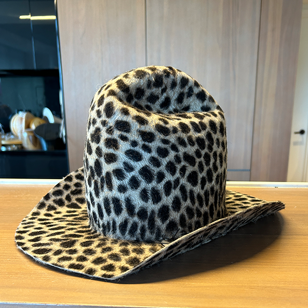 Khia Tullae Leopard Print Urban Rodeo Cowboy Hat