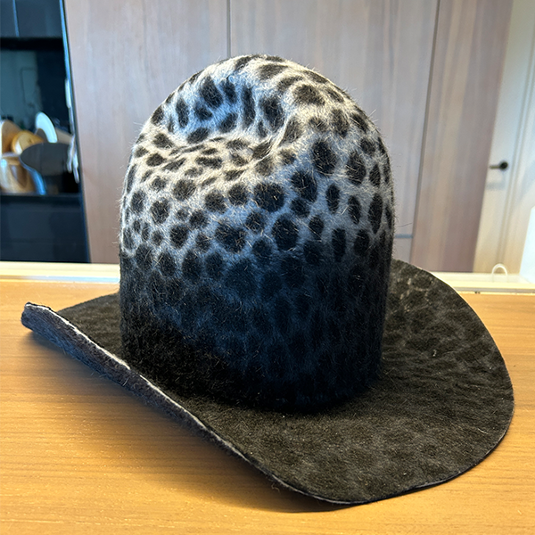 Khia Tullae Ombré Leopard Print Urban Rodeo Cowboy Hat