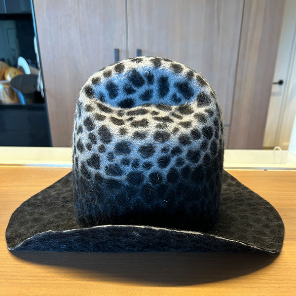 Khia Tullae Ombré Leopard Print Urban Rodeo Cowboy Hat