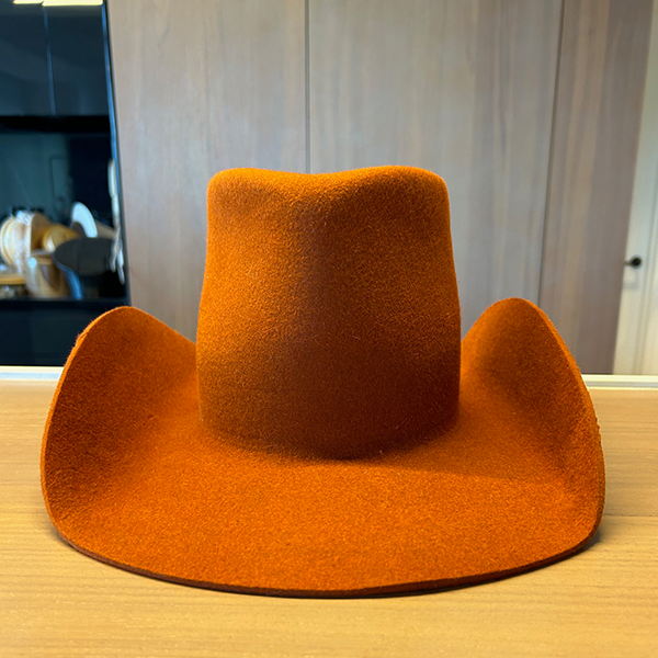 The Charlie - Khia Tullae Cowboy Hat in Rust