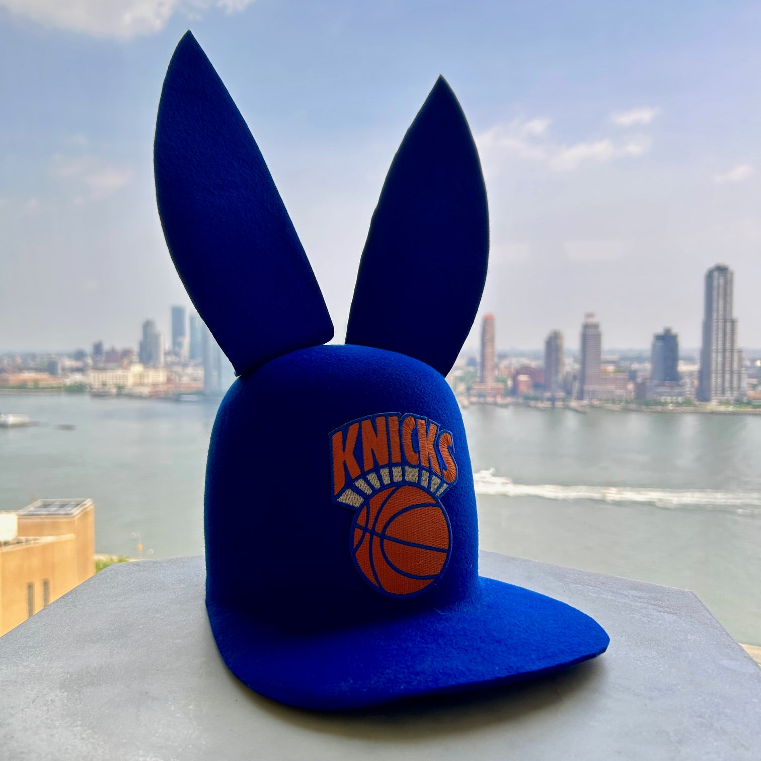 The 212 Bunny Lid | Felt Bunny Lid | Handmade in NYC | Khia Tullaé