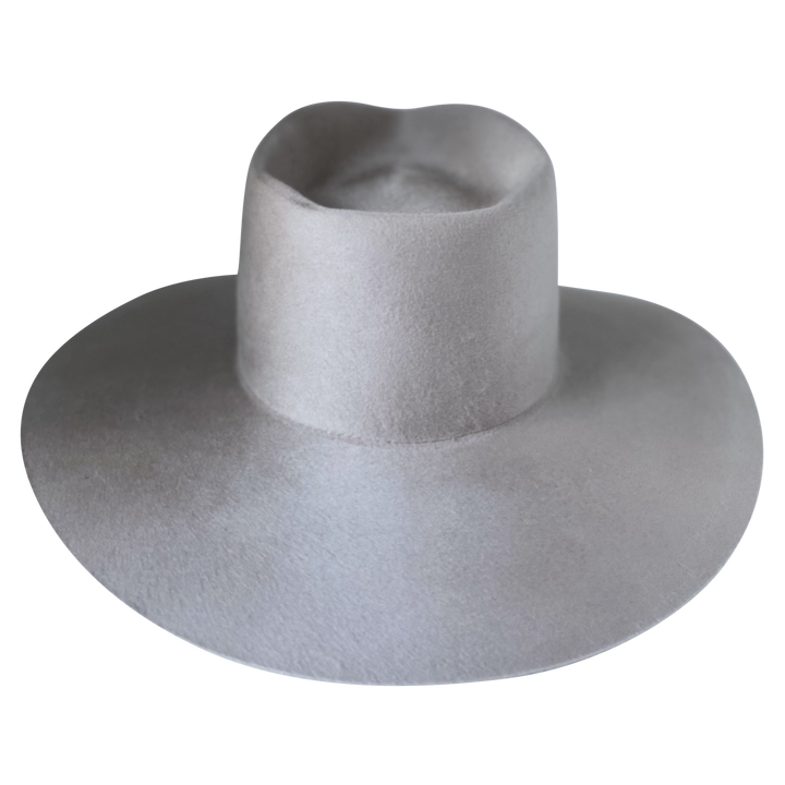 The Crosby mist wool wide-brim fedora, back product cutout