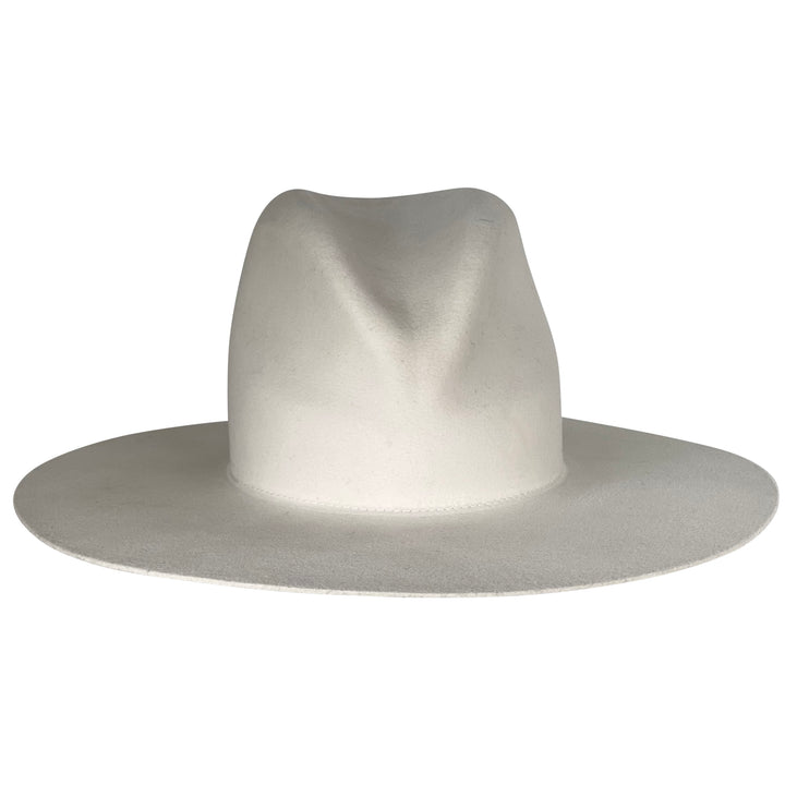 Khia Tullae The Ludlow fedora in bone, 100% wool, front product cutout