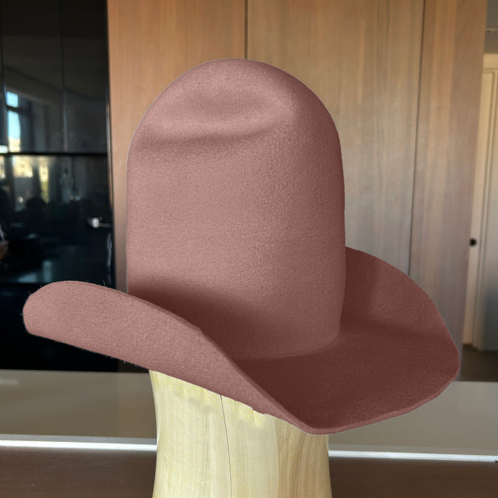 Urban Rodeo in Fawn - sculptural felt cowboy hat handmade in New York | Khia Tullae
