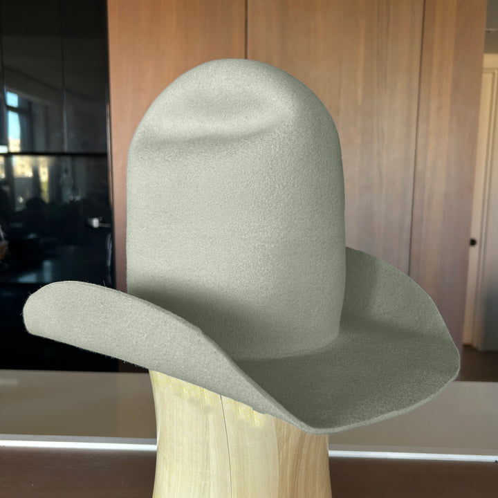 Urban Rodeo in Willow - sculptural felt cowboy hat handmade in New York | Khia Tullae
