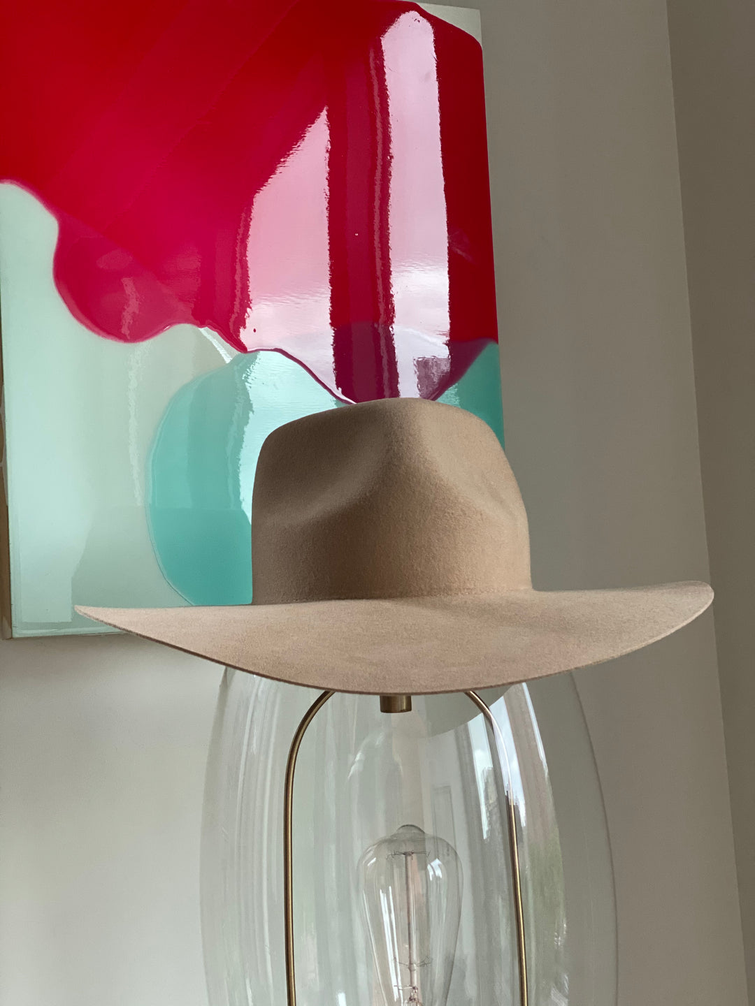 Khia Tullae Stiffened Wool Fedora - The Alyssa - Pecan