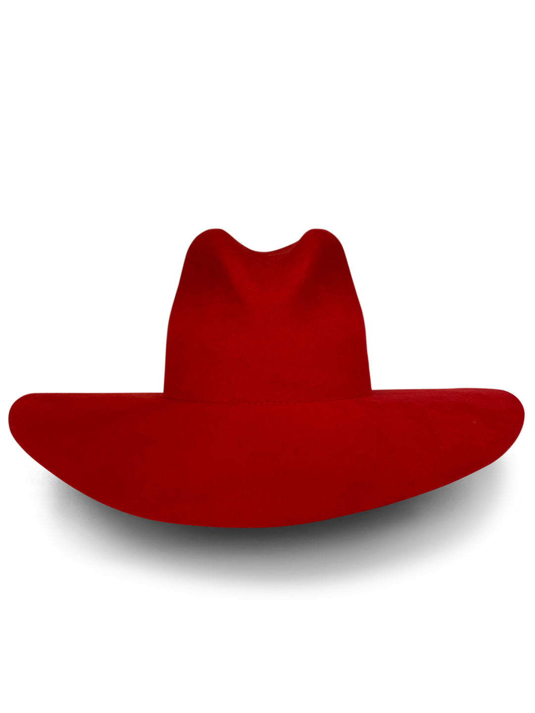 The Delancey - Khia Tullae Stiffened Wool Fedora - Cardinal