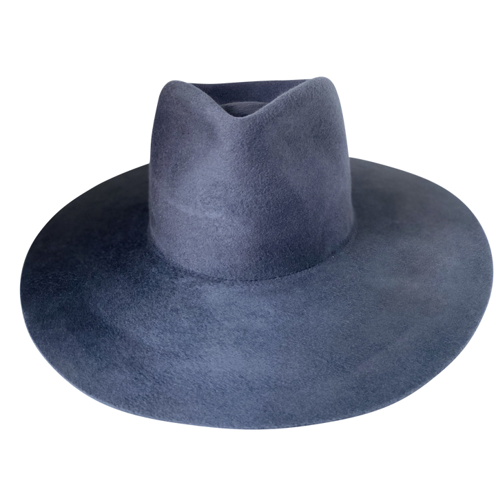 The Irving- Khia Tullae Stiffened Wool Fedora - Ash Grey